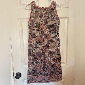 Peruvian Connection Oujda Pima Cotton Knit Tank Midi Dress